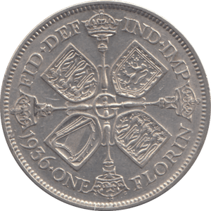 1936 FLORIN ( EF ) - FLORIN - Cambridgeshire Coins