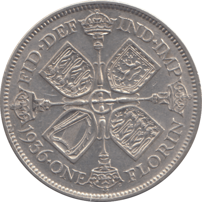 1936 FLORIN ( EF ) - FLORIN - Cambridgeshire Coins