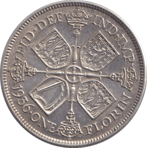 1936 FLORIN ( EF ) - FLORIN - Cambridgeshire Coins