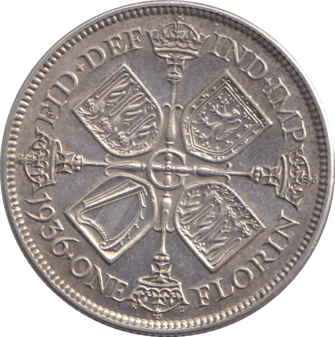 1936 FLORIN ( EF ) - FLORIN - Cambridgeshire Coins