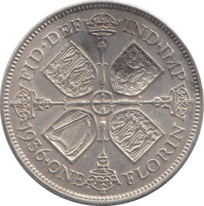 1936 FLORIN ( EF ) - FLORIN - Cambridgeshire Coins