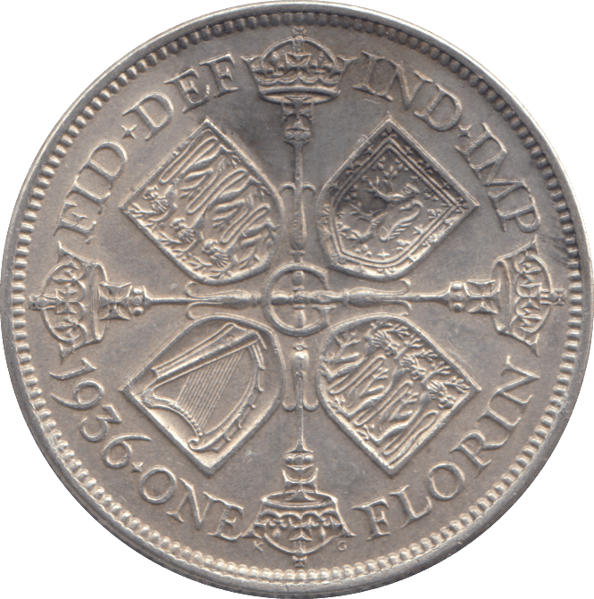 1936 FLORIN ( EF ) - FLORIN - Cambridgeshire Coins
