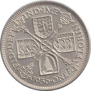 1936 FLORIN ( UNC ) - FLORIN - Cambridgeshire Coins