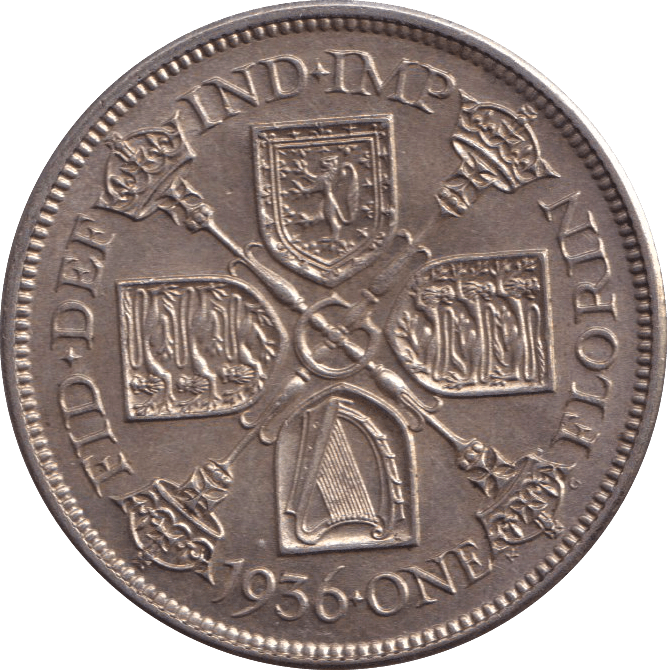 1936 FLORIN ( UNC ) - FLORIN - Cambridgeshire Coins