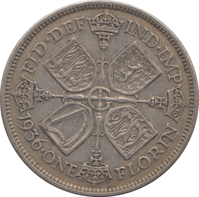 1936 FLORIN ( VF ) - FLORIN - Cambridgeshire Coins