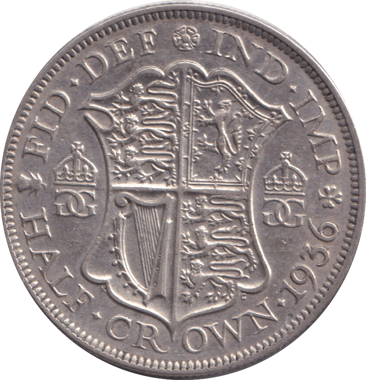 1936 HALF CROWN ( GVF ) - HALFCROWN - Cambridgeshire Coins