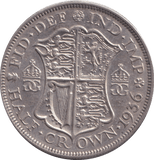 1936 HALF CROWN ( GVF ) - HALFCROWN - Cambridgeshire Coins