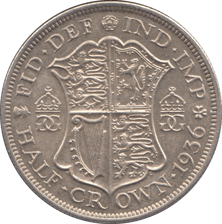 1936 HALFCROWN ( AUNC ) - Halfcrown - Cambridgeshire Coins