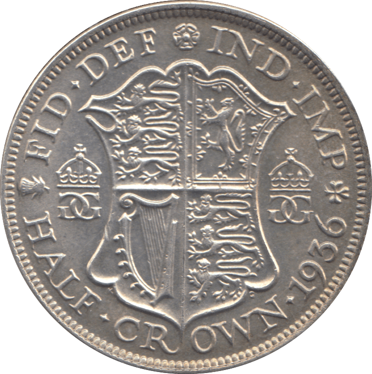 1936 HALFCROWN ( AUNC ) - HALFCROWN - Cambridgeshire Coins