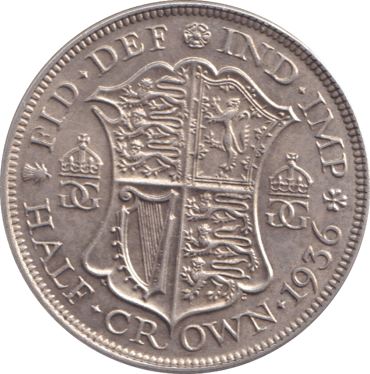 1936 HALFCROWN ( AUNC ) - HALFCROWN - Cambridgeshire Coins