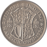 1936 HALFCROWN ( BU ) - HALFCROWN - Cambridgeshire Coins