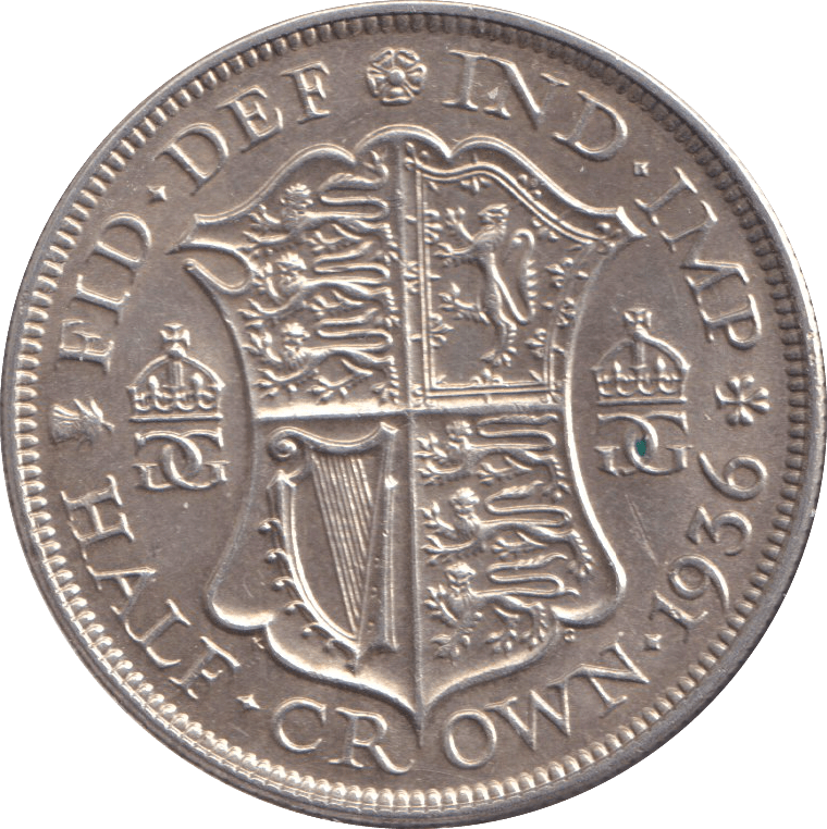 1936 HALFCROWN ( EF ) - HALFCROWN - Cambridgeshire Coins