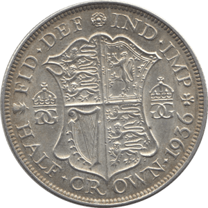 1936 HALFCROWN ( EF ) - Halfcrown - Cambridgeshire Coins