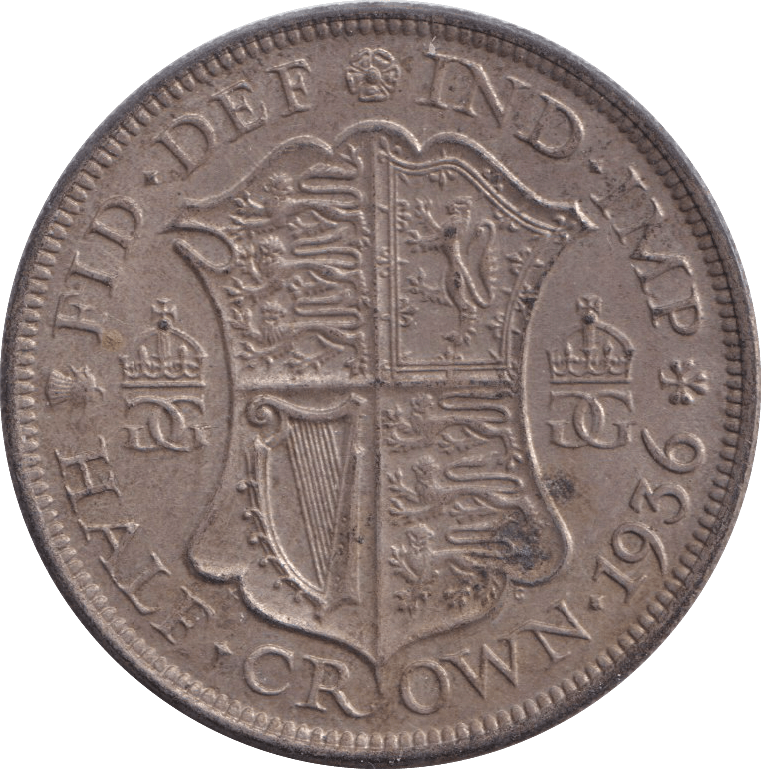 1936 HALFCROWN ( EF ) - HALFCROWN - Cambridgeshire Coins