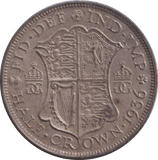 1936 HALFCROWN ( EF ) - HALFCROWN - Cambridgeshire Coins