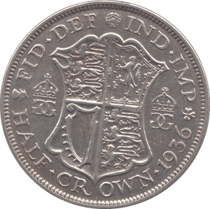 1936 HALFCROWN ( GVF ) - HALFCROWN - Cambridgeshire Coins