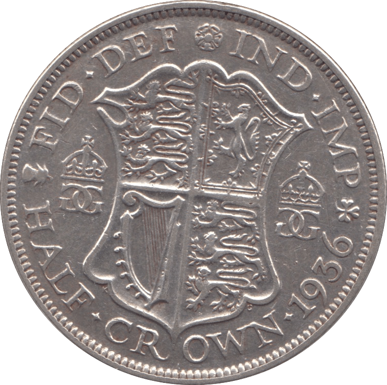 1936 HALFCROWN ( GVF ) - HALFCROWN - Cambridgeshire Coins