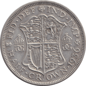 1936 HALFCROWN ( VF ) - HALFCROWN - Cambridgeshire Coins