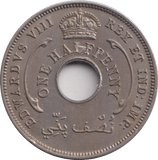 1936 HALFPENNY BRITISH WEST AFRICA - WORLD COINS - Cambridgeshire Coins