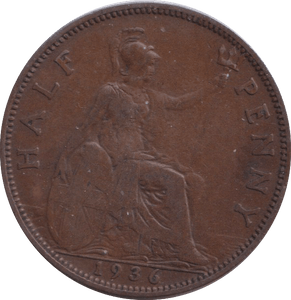 1936 HALFPENNY ( GF ) - HALFPENNY - Cambridgeshire Coins