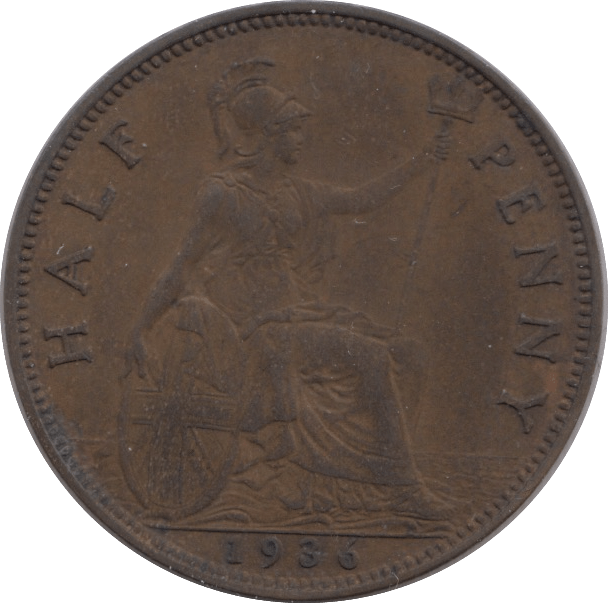 1936 HALFPENNY ( VF ) - Halfpenny - Cambridgeshire Coins