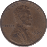 1936 ONE CENT USA - WORLD COINS - Cambridgeshire Coins