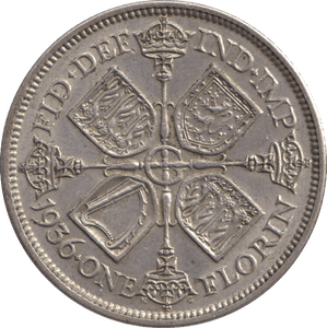 1936 ONE FLORIN ( EF ) - FLORIN - Cambridgeshire Coins