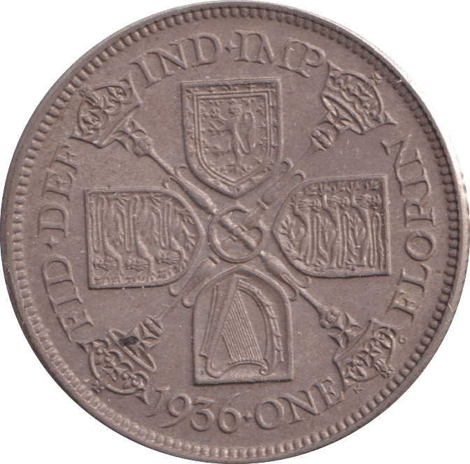 1936 ONE FLORIN ( EF ) - FLORIN - Cambridgeshire Coins