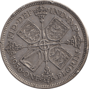 1936 ONE FLORIN ( VF ) - FLORIN - Cambridgeshire Coins