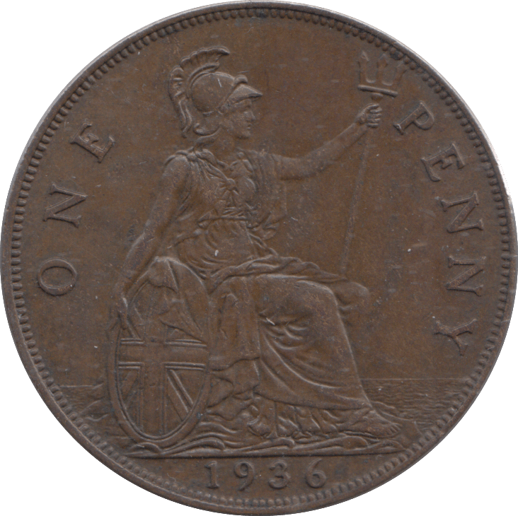 1936 PENNY ( AUNC ) - Penny - Cambridgeshire Coins