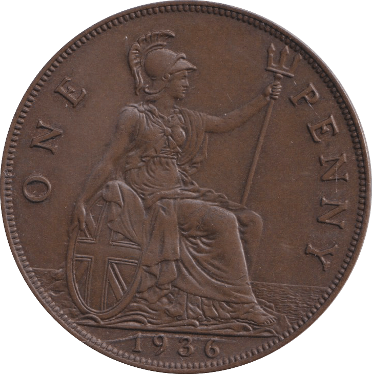 1936 PENNY ( AUNC ) - PENNY - Cambridgeshire Coins