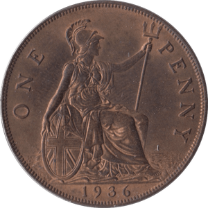 1936 PENNY ( BU ) - Penny - Cambridgeshire Coins