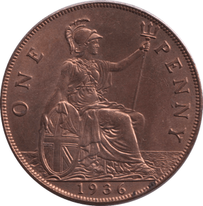 1936 PENNY ( BU ) - PENNY - Cambridgeshire Coins