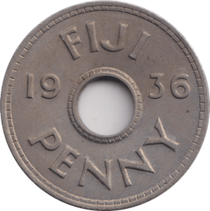 1936 PENNY FIJI - WORLD COINS - Cambridgeshire Coins