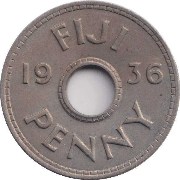 1936 PENNY FIJI - WORLD COINS - Cambridgeshire Coins