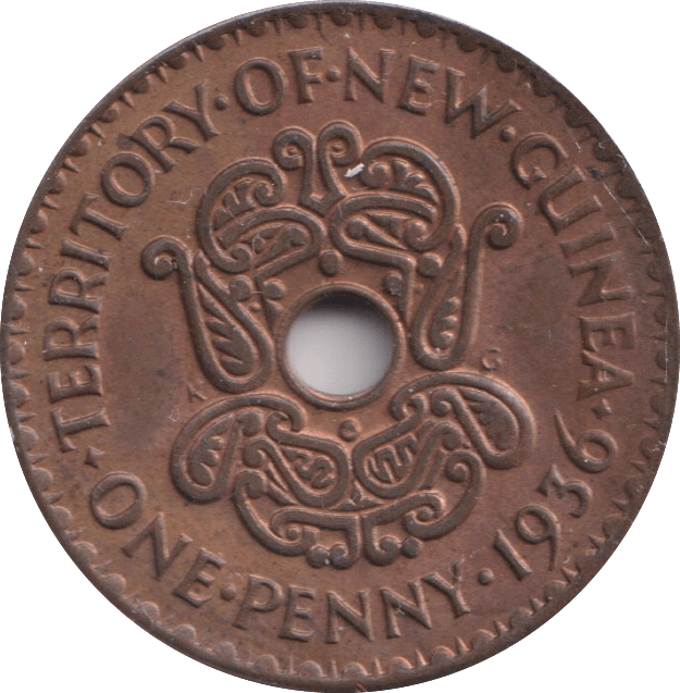 1936 PENNY NEW GUINEA - WORLD COINS - Cambridgeshire Coins