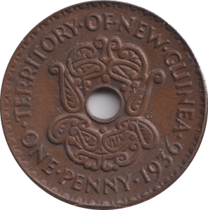 1936 PENNY PAPUA NEW GUINEA - WORLD COINS - Cambridgeshire Coins