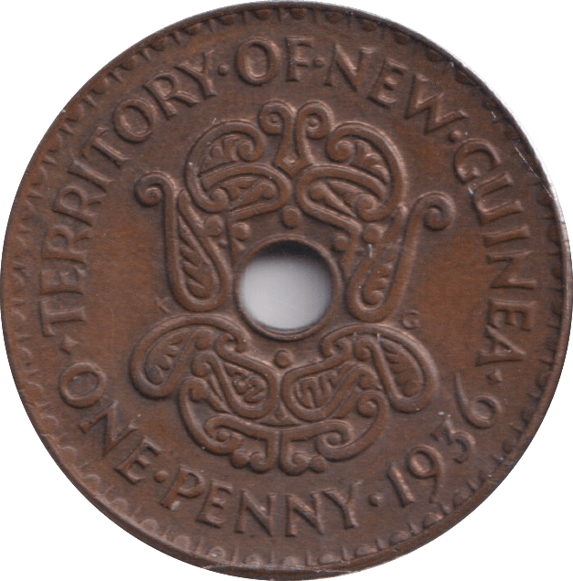 1936 PENNY PAPUA NEW GUINEA - WORLD COINS - Cambridgeshire Coins
