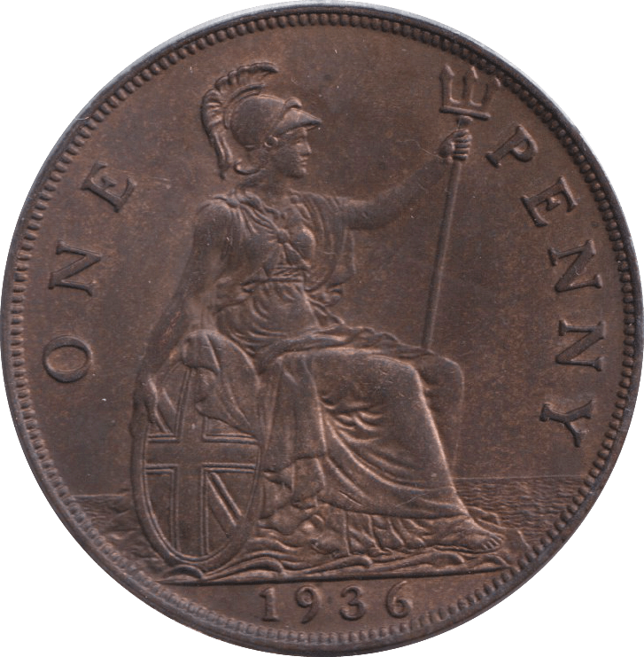 1936 PENNY ( UNC ) - PENNY - Cambridgeshire Coins