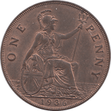 1936 PENNY ( UNC ) - PENNY - Cambridgeshire Coins