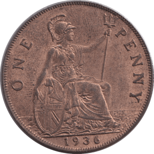 1936 PENNY ( UNC ) - WORLD COINS - Cambridgeshire Coins