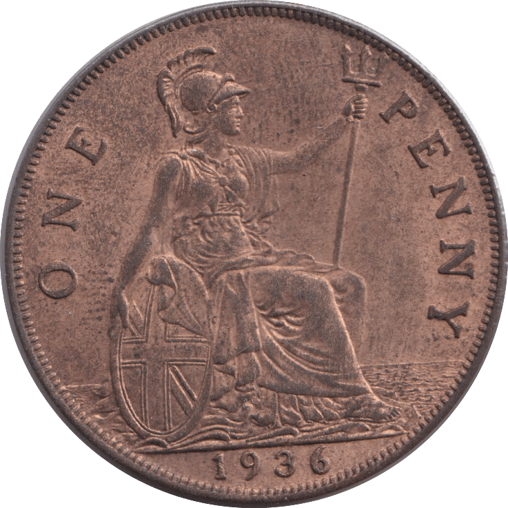 1936 PENNY ( UNC ) - WORLD COINS - Cambridgeshire Coins