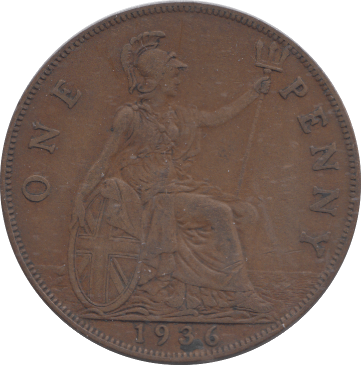 1936 PENNY ( VF ) - PENNY - Cambridgeshire Coins