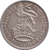 1936 SHILLING ( UNC ) ENGLISH 2 - SHILLING - Cambridgeshire Coins