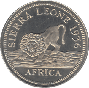 1936 SIERRA LEONE ONE CROWN - WORLD COINS - Cambridgeshire Coins
