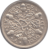 1936 SIXPENCE ( EF ) 4 - SIXPENCE - Cambridgeshire Coins