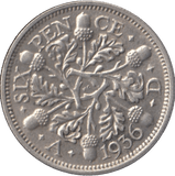1936 SIXPENCE ( EF ) - Sixpence - Cambridgeshire Coins