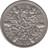 1936 SIXPENCE ( EF ) - SIXPENCE - Cambridgeshire Coins