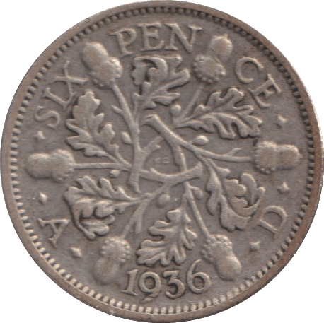 1936 SIXPENCE ( FINE ) - SIXPENCE - Cambridgeshire Coins
