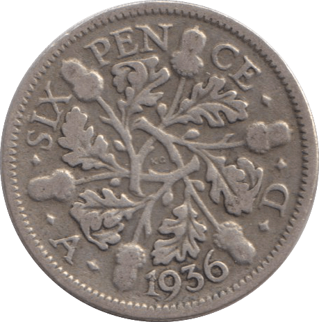 1936 SIXPENCE ( FINE ) - SIXPENCE - Cambridgeshire Coins
